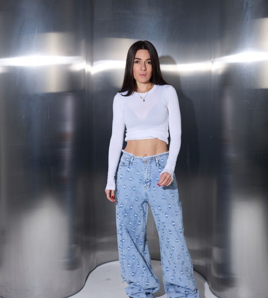 Джинси Dotway Jeans Блакитні | Showroom By Nona — зображення 2